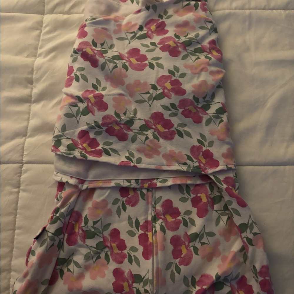 Halo Kids Floral Set - Pink and Green